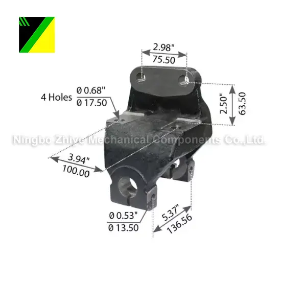 Ductile Iron Lost Foam Investment Casting Hanger Front